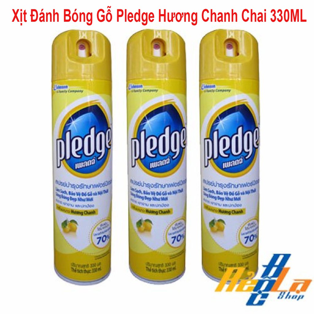 BỘ 3 CHAI ĐÁNH BÓNG GỖ PLEDGE