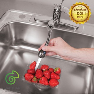 Đầu vòi xịt nước tăng áp cho vòi bồn rửa Turbo Flex 360 mới thiết kế dáng vòi sen Phặn Phặn