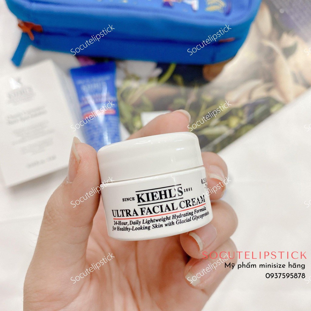 Set dưỡng da Kiehl’s 6 món mini tặng kèm túi