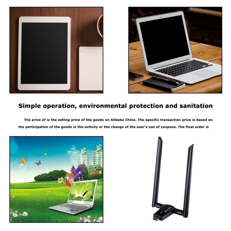 Usb Wifi Không Dây Ac1200Mbps Usb 3.0 Băng Tần Kép | BigBuy360 - bigbuy360.vn