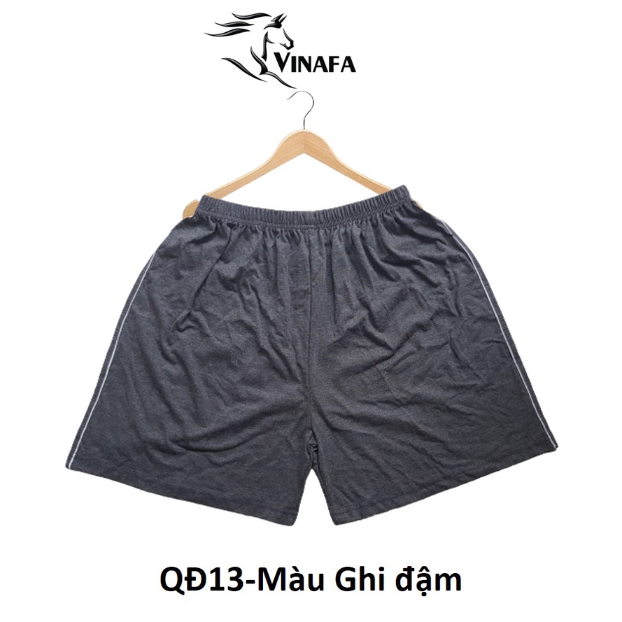 Quần đùi cotton nam mặc nhà co giãn thoáng mát