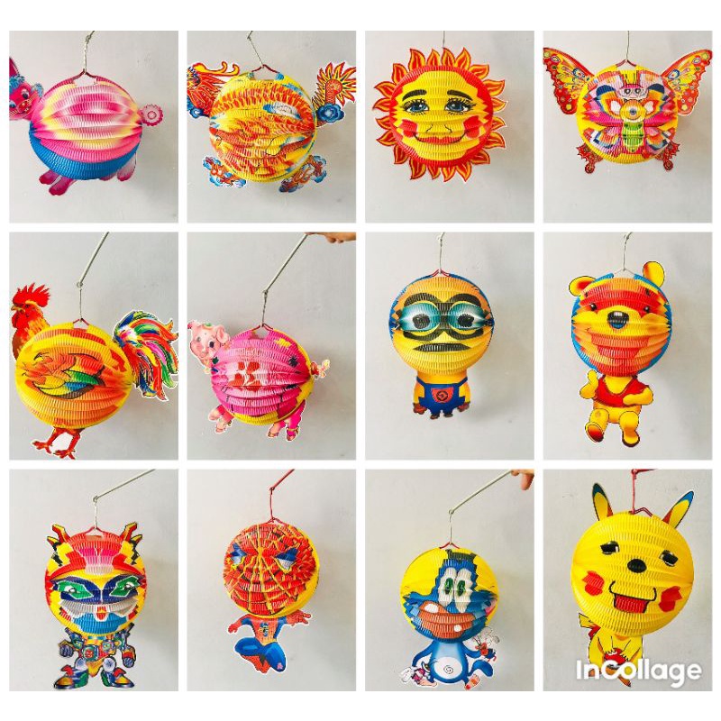 LỒNG ĐÈN GIẤY LOẠI TRUNG