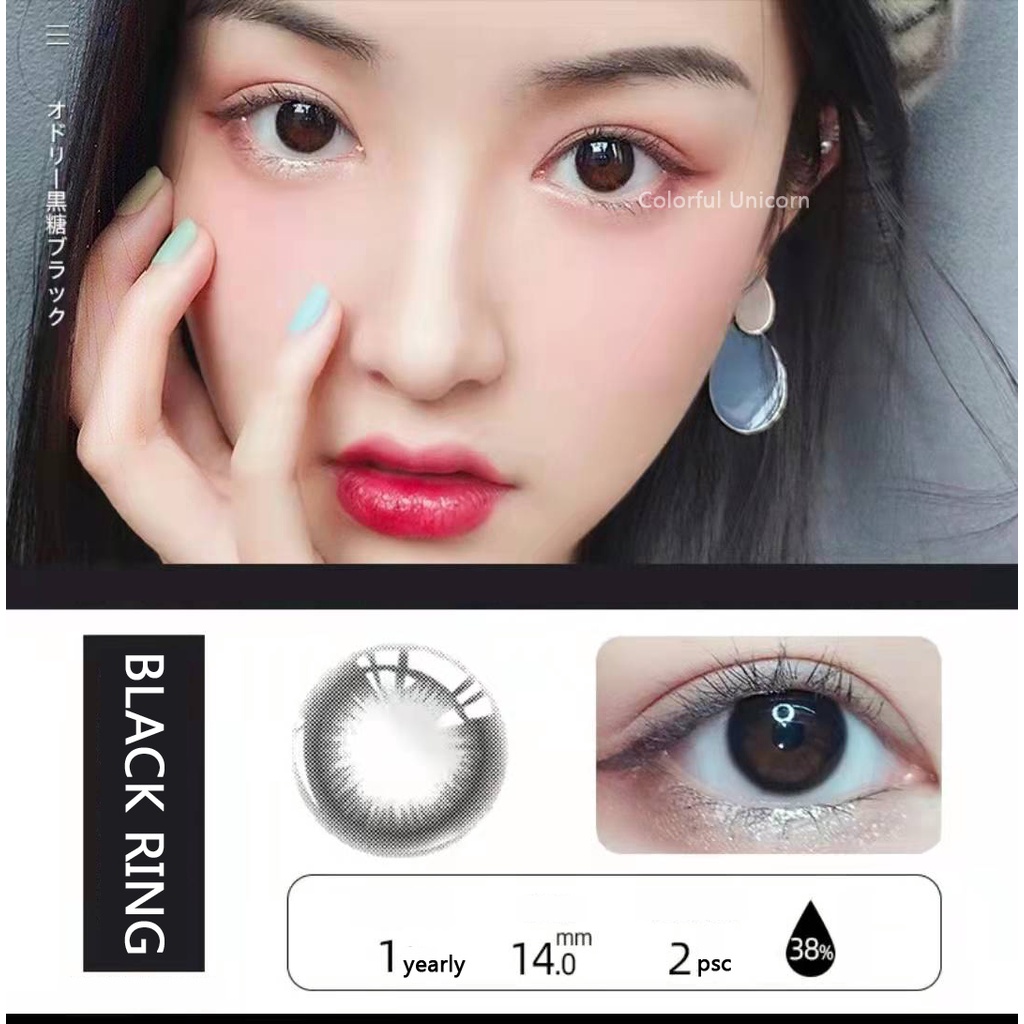 Kính áp tròng Colorhunter Dùng 1 Năm 14.0mm 0 - 8 Độ 1 cặp DALH