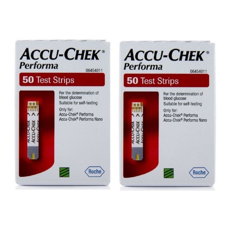 Que đường huyết Accu-Chek Performa (Hộp 50que)