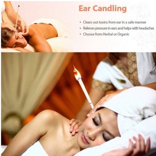 Combo 10 cây nến xông tai đông y spa.