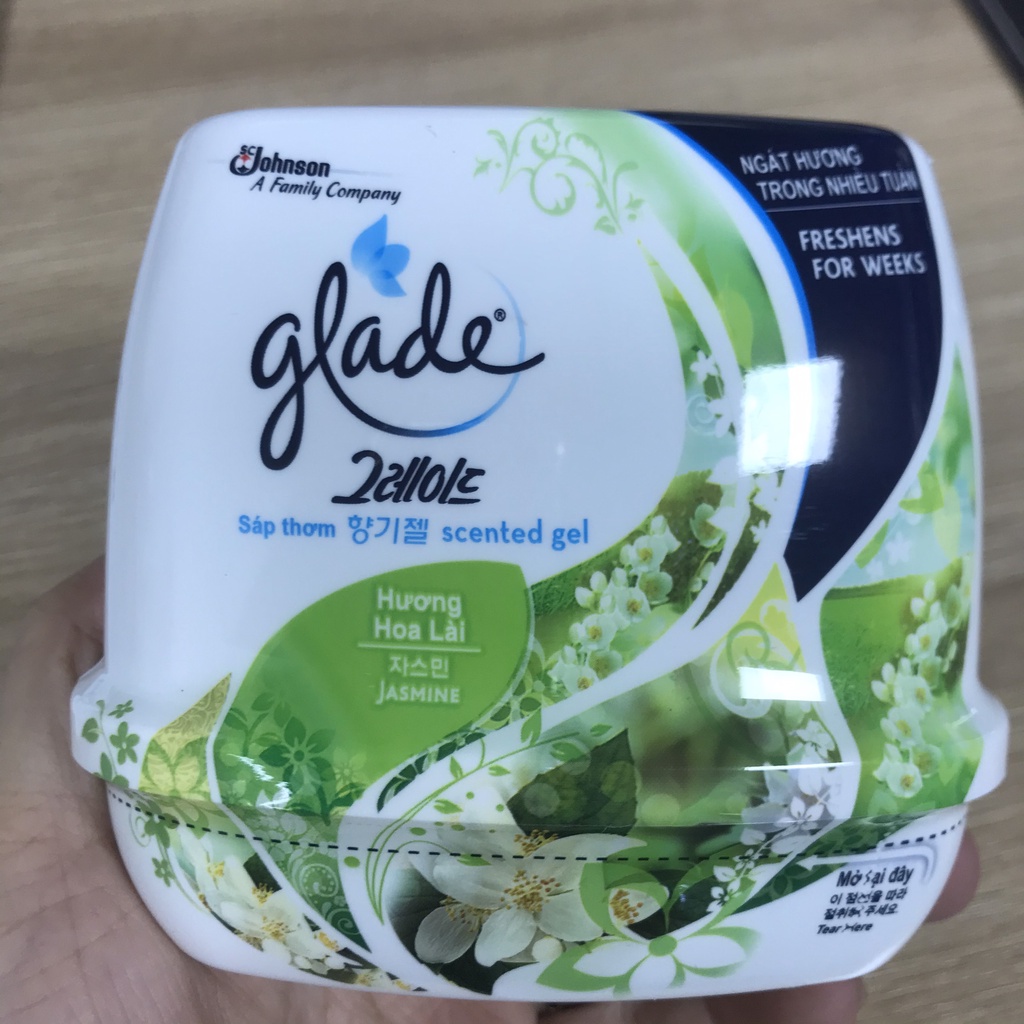 Sáp khử mùi Sáp thơm GLADE sáp thơm phòng ngủ Scented Xáp thơm Gel 180g