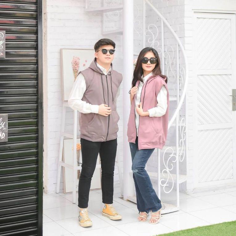 Nhập Khẩu (Ryan) Áo Khoác Sweater Không Tay Có Mũ Trùm Và Khóa Kéo ROMPI Cho Bé Trai Bé Gái