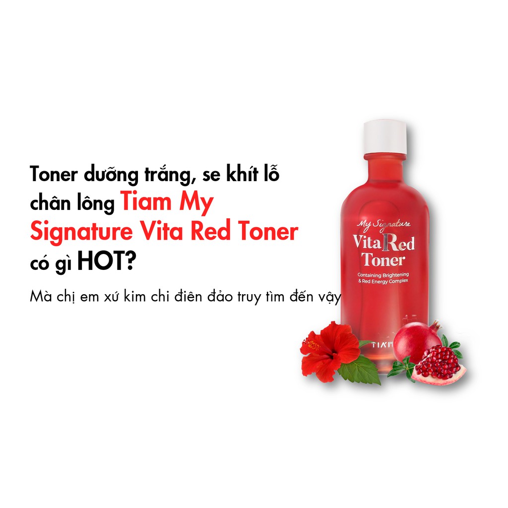 Nước Hoa Hồng Trắng Da Tiam My Signature Vita Red -[ Coco shop]