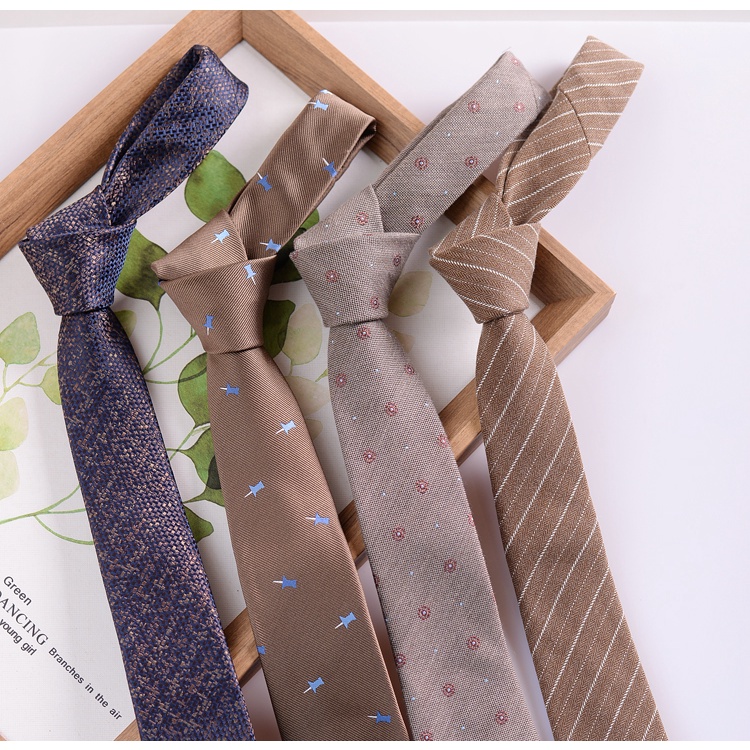 Cà Vạt Họa Tiết Kẻ Sọc Phong Cách Retro Thời Trang Cho Nam Nữ