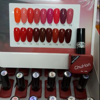 Sơn gel móng nail chu han lọ 15ml