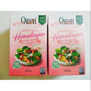 Combo 2 MUỐI HỒNG QAISAR - 100% thiên nhiên - Xuất xứ: Pakistan