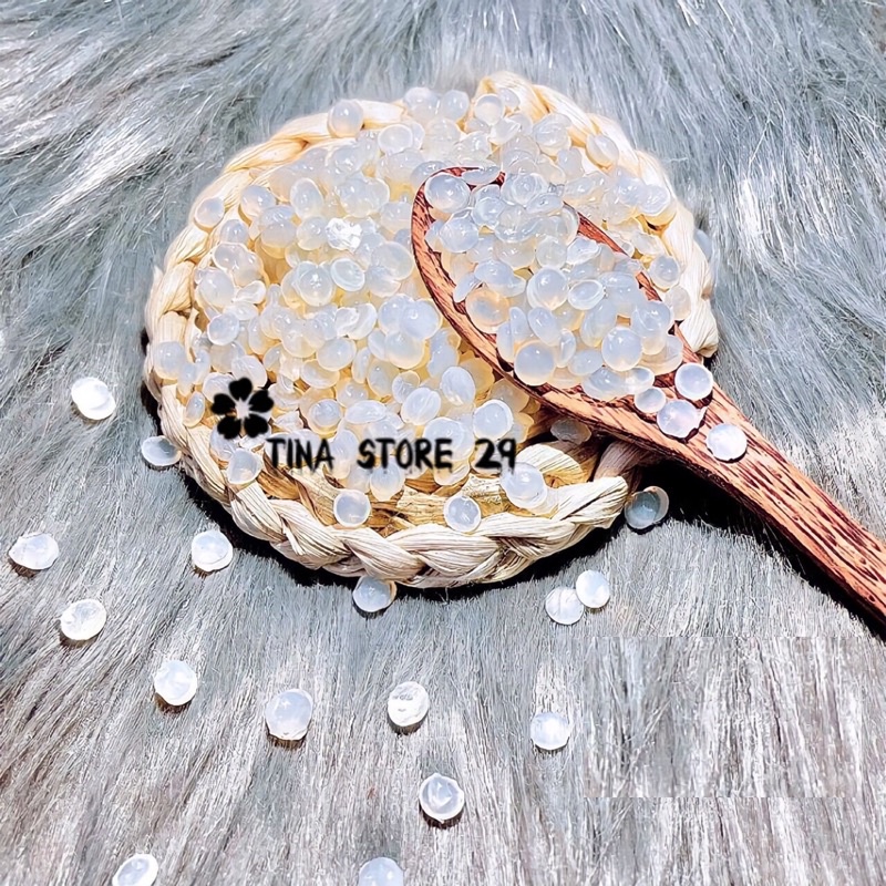 [ Sáp cao cấp siêu bám lông Coconut &amp; Trong suốt] Sáp wax lông nóng Hard wax Beans giúp wax sạch lông , ko bị đau