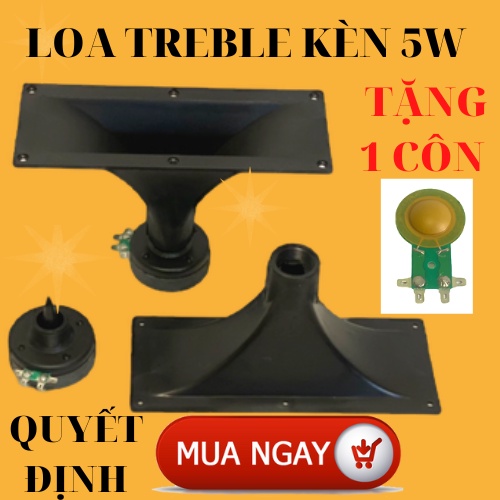 Loa treble kèn 5w hàng chính hãng cty HQ 301 chuyên bẫy chim đêm, lắp loa kéo