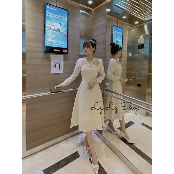 Đầm yếm xoắn ngực (có bigsize) | BigBuy360 - bigbuy360.vn