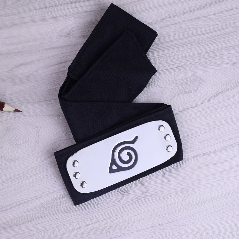1 cặp băng đeo đầu hóa trang nhân vật anime Naruto Konoha