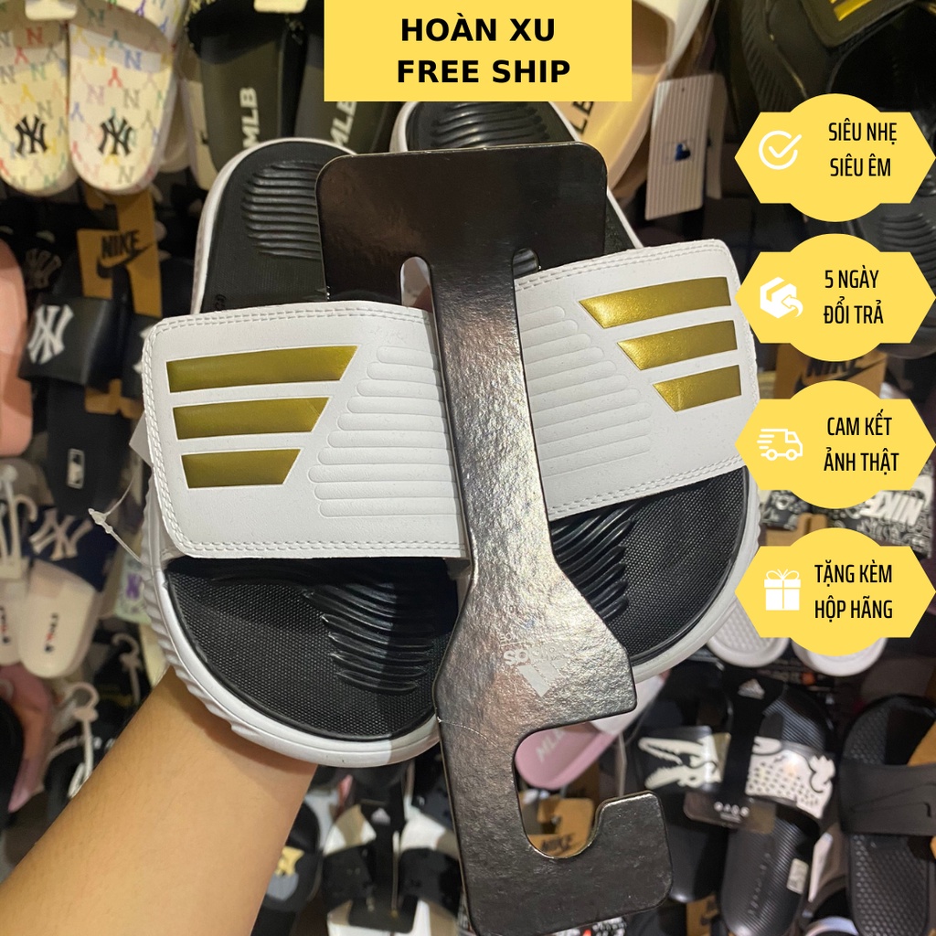 Dép nam alpha bounce trắng