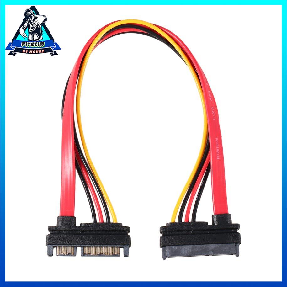 Cáp dữ liệu 22 chân Nối tiếp SATA Power Combo Mở rộng Cáp nối tiếp Bộ điều hợp [8/4]