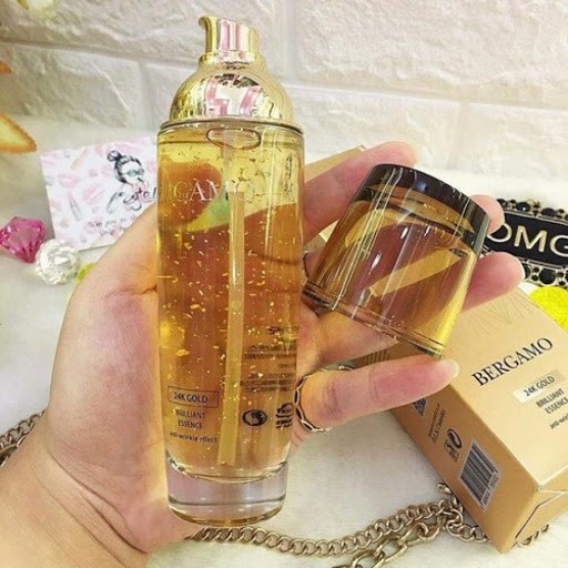 Serum dưỡng trắng se khít lcl, chống lão hóa da Bergamo Vàng 24k