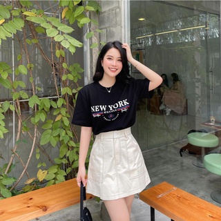 ÁO THUN BASIC NEWYORK ZAREEN THU93 ĐEN