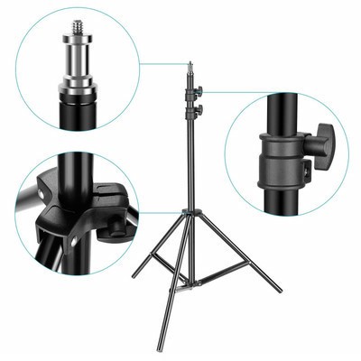 Chân Đèn Livestream Cao 2.1M Chụp Ảnh, Quay Phim, Studio Cao Cấp