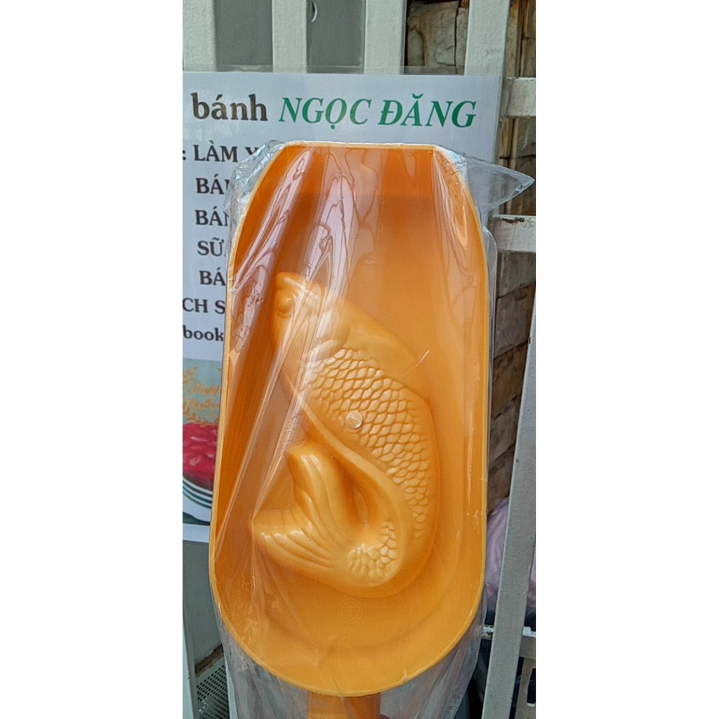 Khuôn cá chép, cá koi, các loại cá và sen. Mẫu mã, kích thước, chi tiết sắc nét. Nhựa PP, an toàn thực phẩm