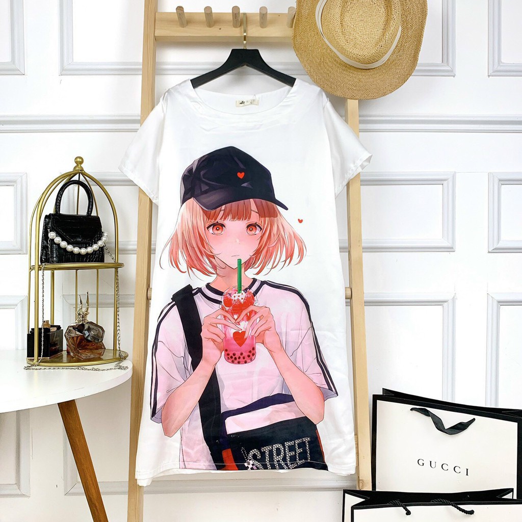 V14 Váy Ngủ Lụa Suông