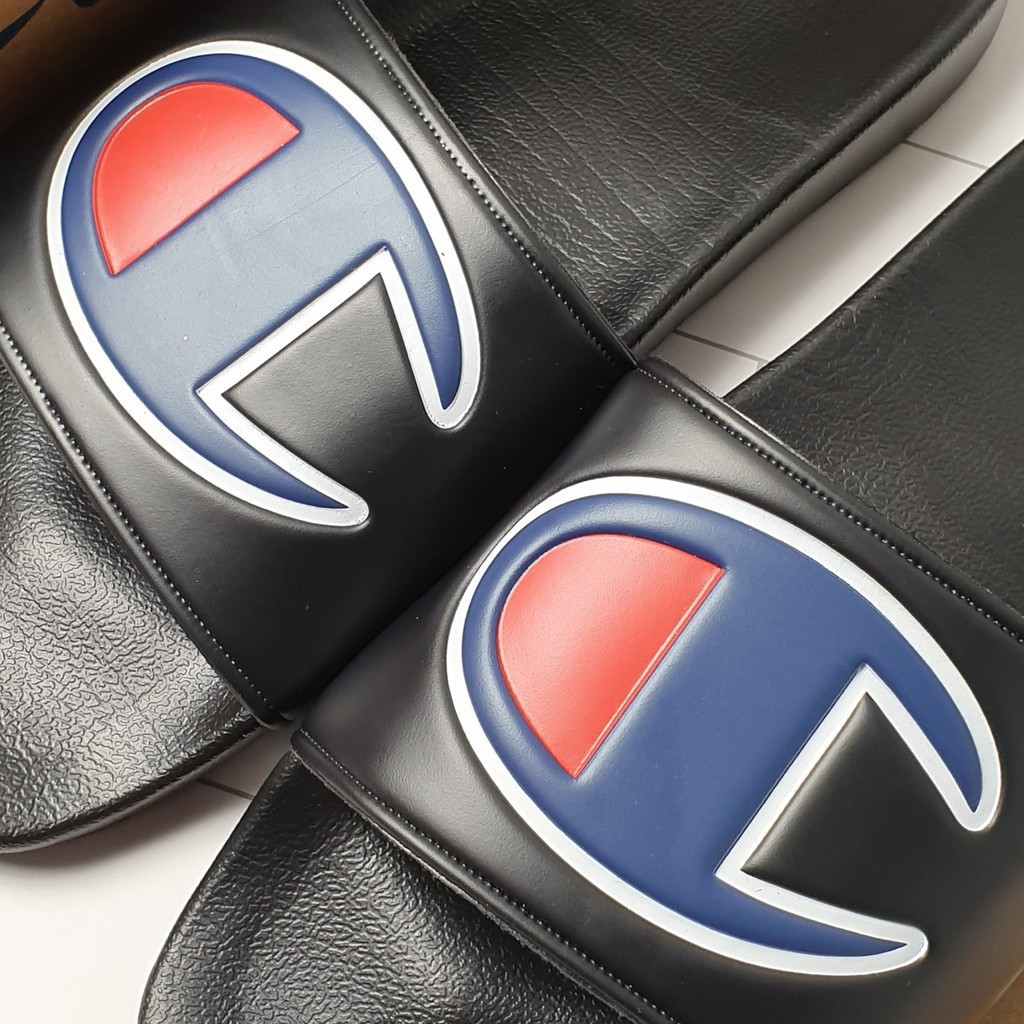 [Sale Sốc] Dép Champion Full Đen - Hàng Có Sẵn | BigBuy360 - bigbuy360.vn