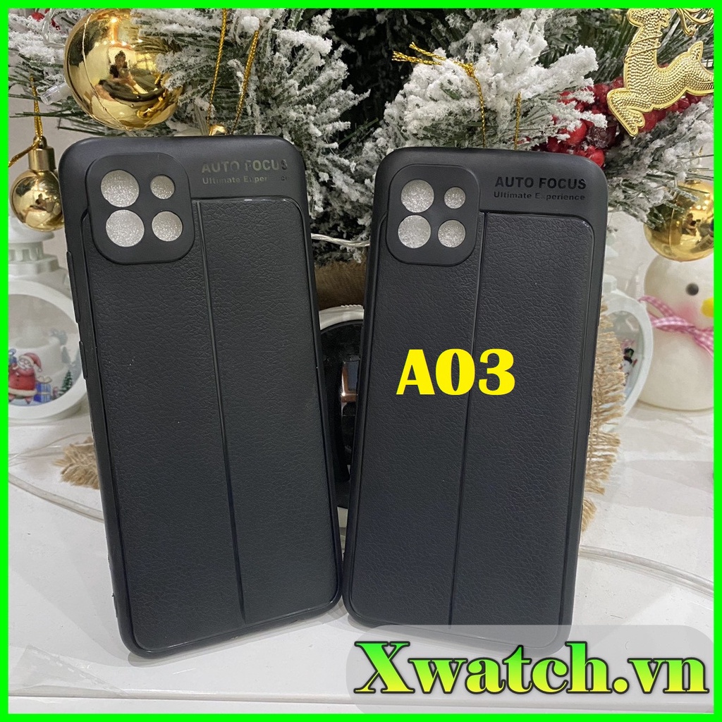 Ốp Lưng Samsung Galaxy A03 A12 A21s A20 A20s J7 prime A54 A74 J7 A10 A7 2017 giả Vân da Auto Focus