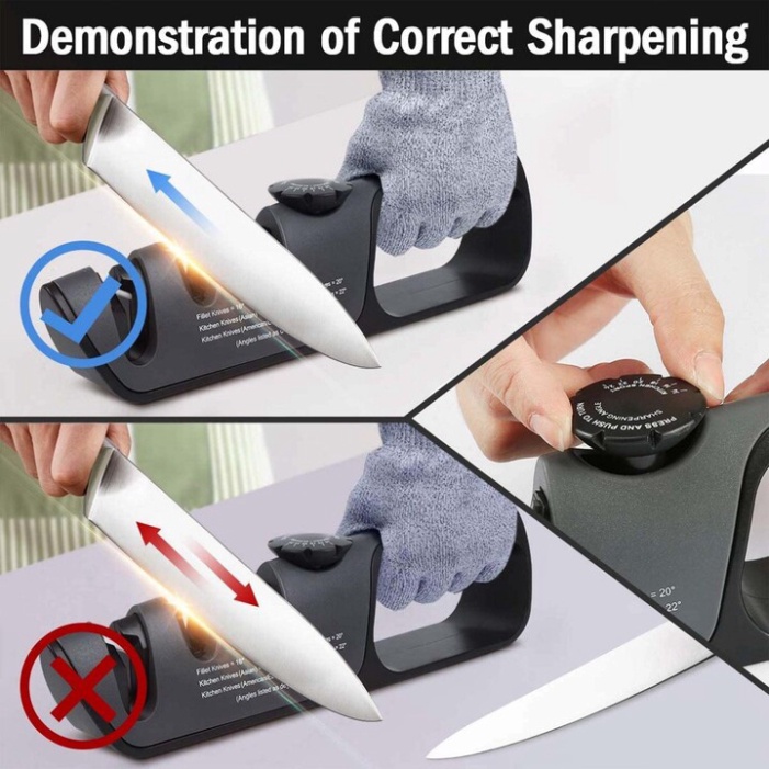 Dụng cụ mài dao và kéo 3 trong 1, thương hiệu cao cấp Risam RM-023
