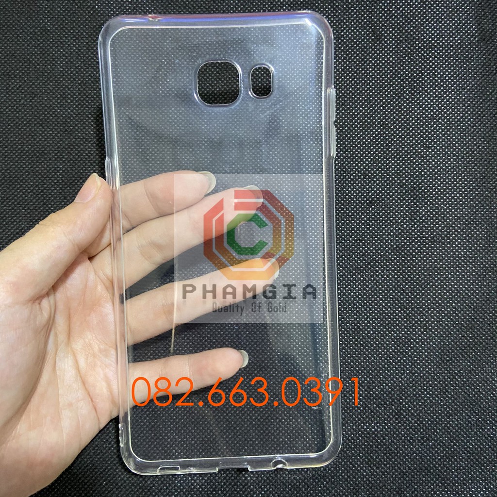 Ốp lưng Samsung C9 pro dẻo trong suốt
