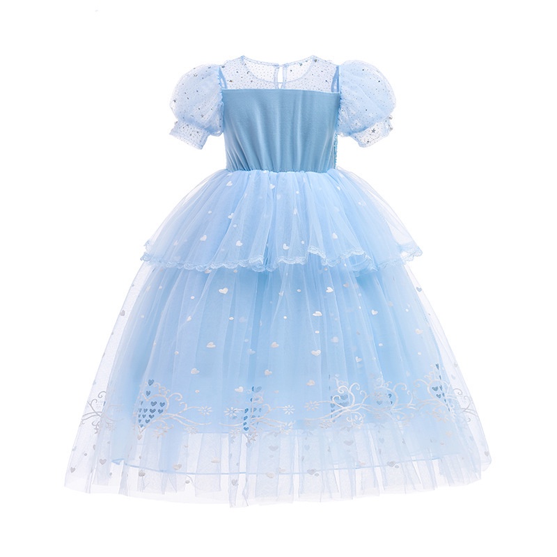 Đầm Hóa Trang Công Chúa Elsa Cho Bé Gái 3-8 Tuổi