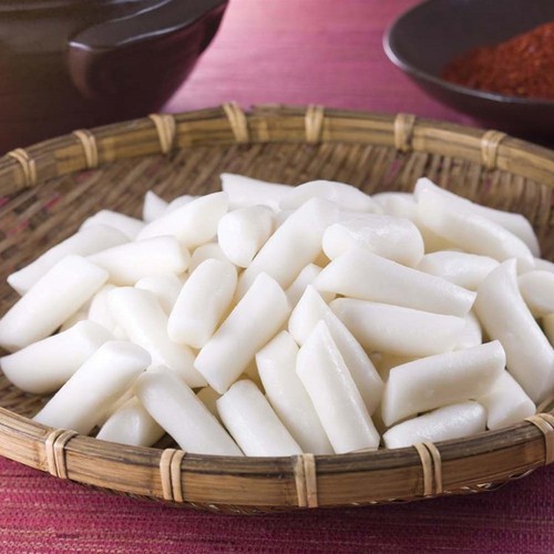 Bánh gạo Hàn Quốc Tokbokki truyền thống dạng thỏi 500g