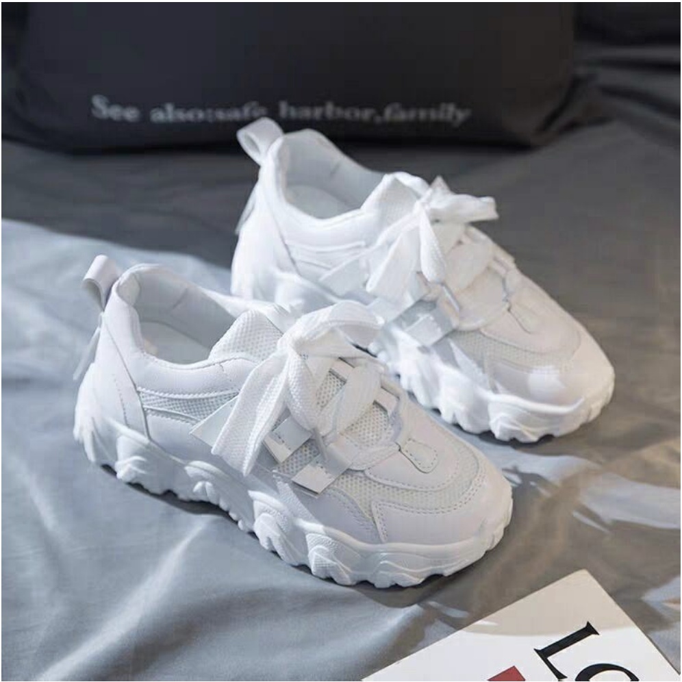 Giày thể thao nữ GODLSNEAKER G74 trắng