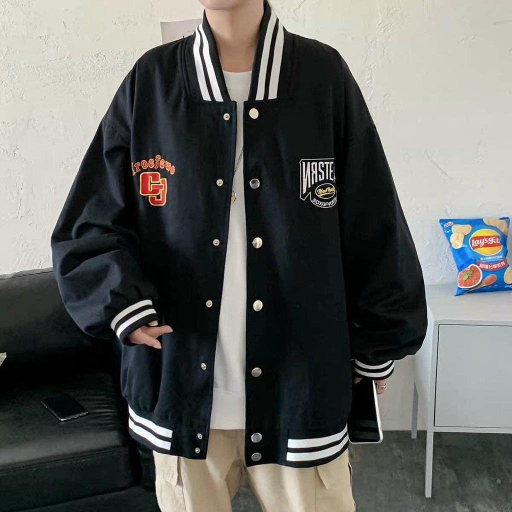 Áo Khoác Dù Cardigan Unisex Form Rộng GJ nam nữ Ulzzang -Áo Khoác Dù 2 Lớp GJ 2 Lớp Nam Nữ Thu Đông