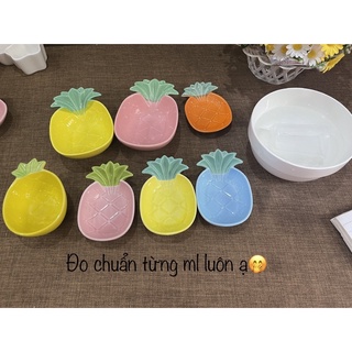 BÁT ĂN DẶM SỨ HÌNH QUẢ DỨA 🐳