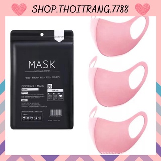 TÚI KHẨU TRANG MASK NỘI ĐỊA CAO CẤP 1 TÚI 3 CHIẾC 88024 SHOP THỜI TRANG 7788