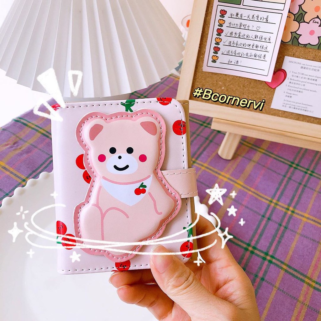 [Mã SKAMCLU8 giảm 10% cho đơn từ 100K] Ví Gấu Cherry - VI1071