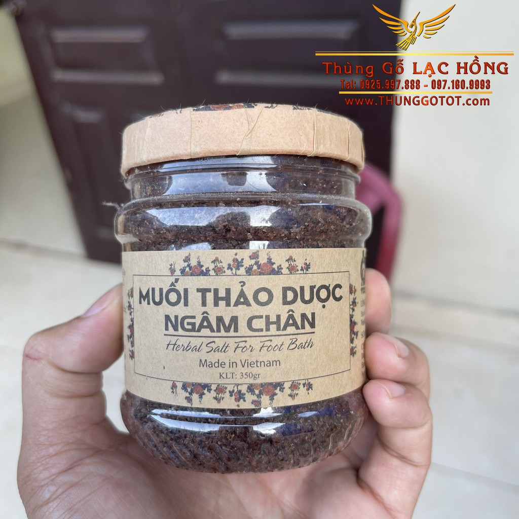 Vua Muối Thảo Dược Ngâm Chân - Hộp 350g Muối Ngâm Chân