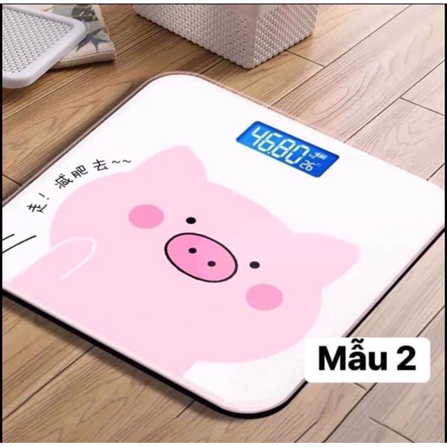 Cân điện tử sức khoẻ hình lợn hồng PINK PIG siêu yêu