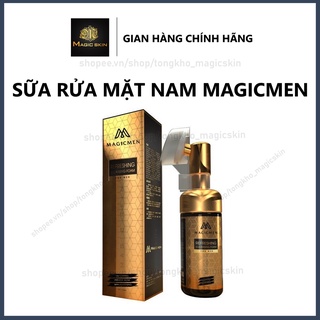 Sữa rửa mặt bọt Magic Skin cho NAM MagicMen Refreshing Cleansing Foam for MEN 👍 KIỀM DẦU, HƯƠNG THƠM NAM TÍNH