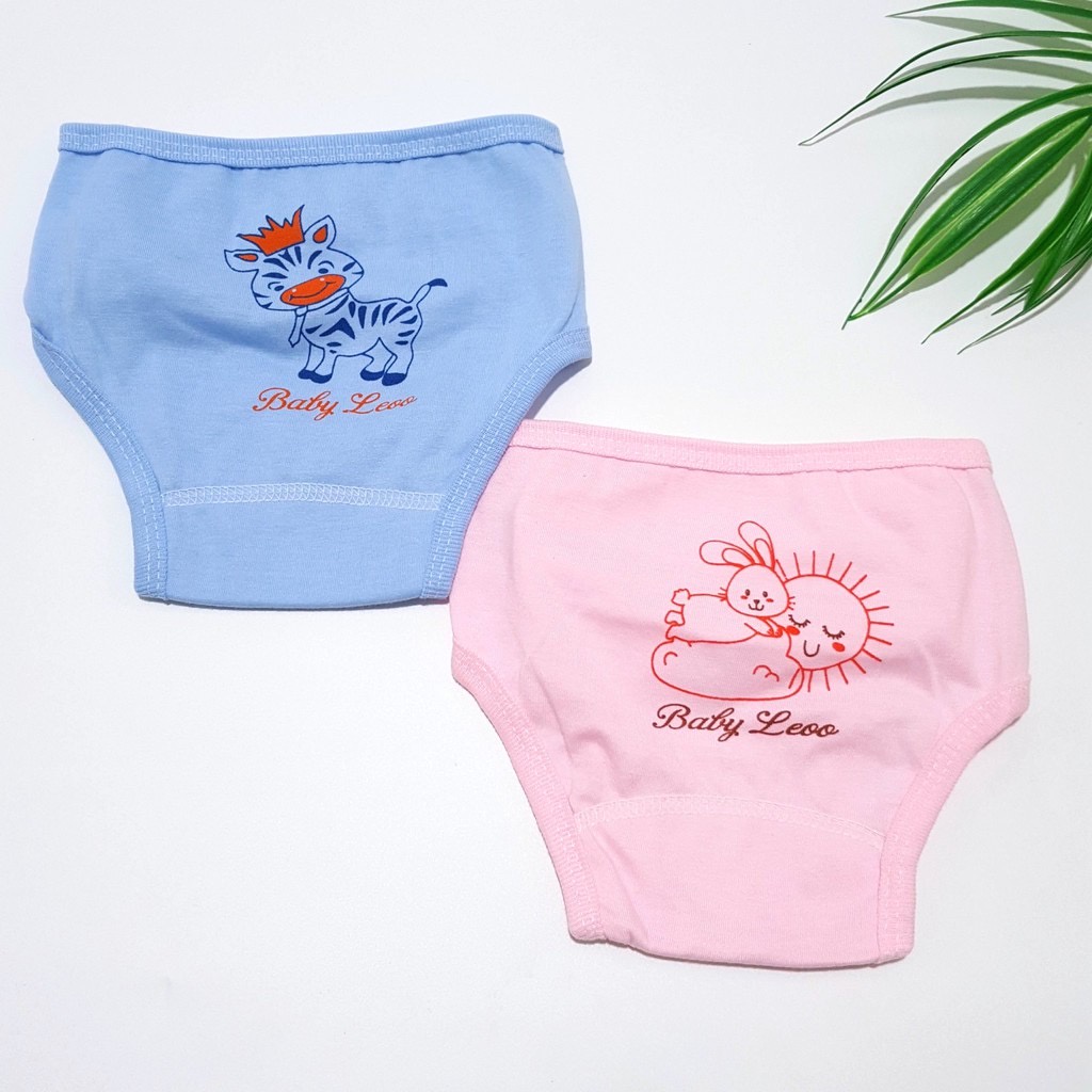 Set 5 quần đóng bỉm cotton Baby Leo cho bé 3-8kg