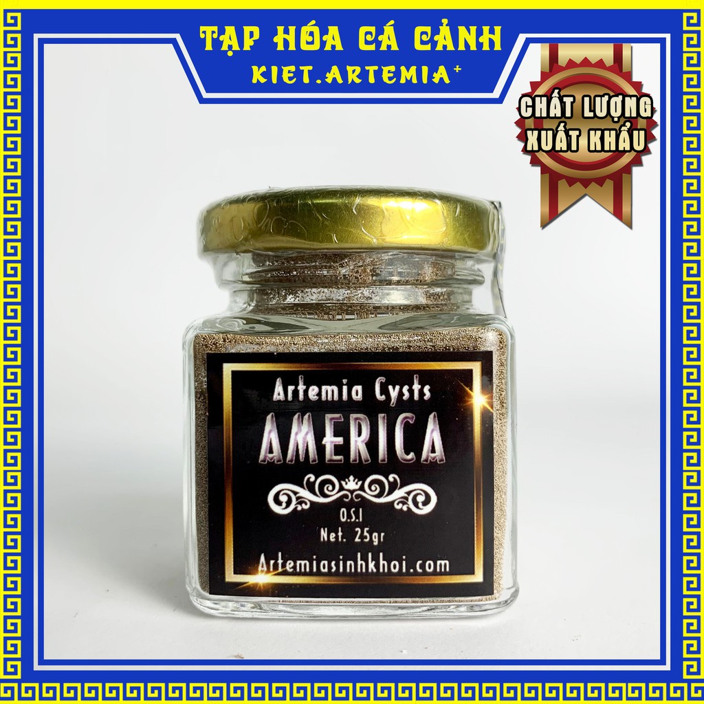 Trứng Artemia Mỹ loại 1 - Artemia Mỹ tỉ lệ cao ngang artemia Vĩnh Châu