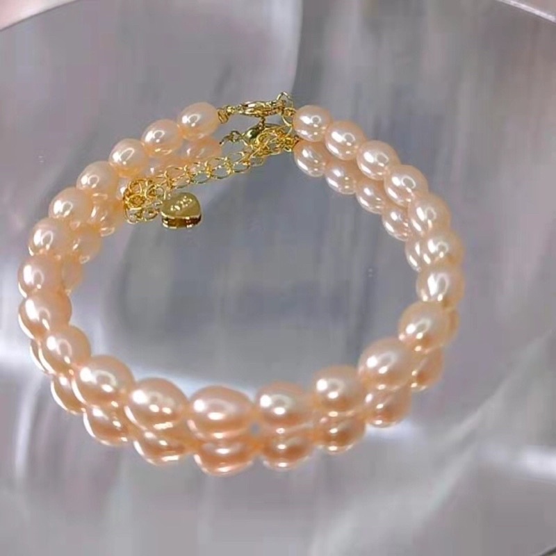 Vòng tay hạt ngọc trai nhân tạo 7-8ly đủ màu