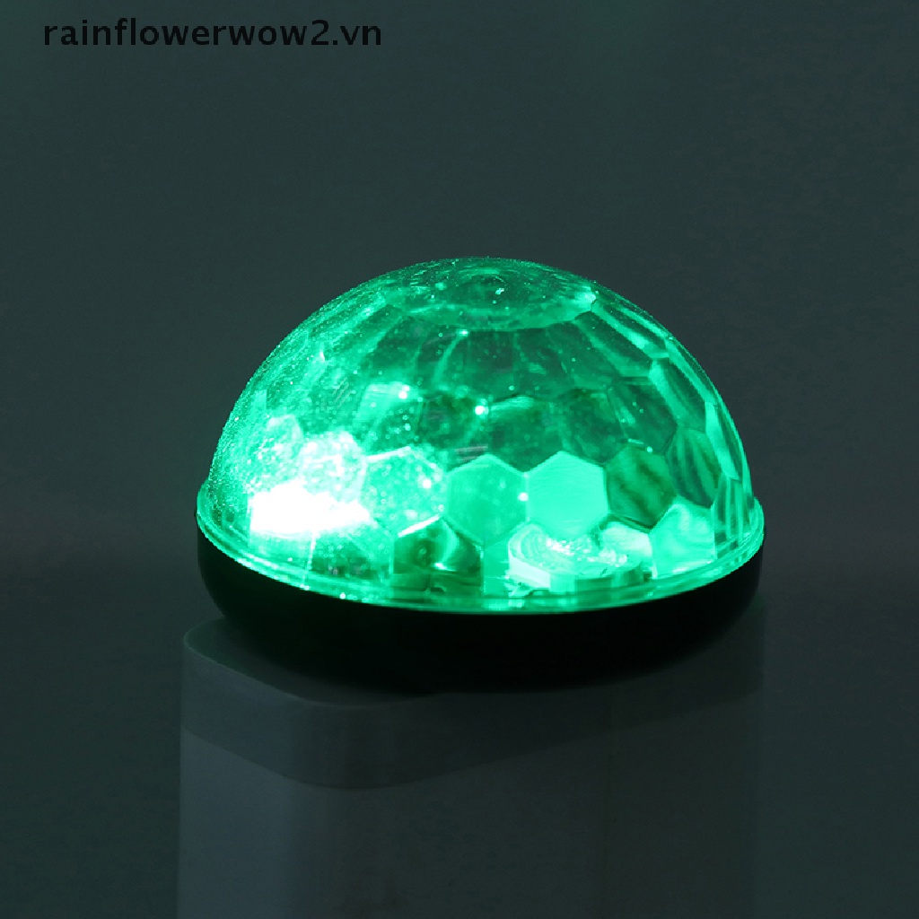 1 Đèn LED RGB mini USB Nhiều Màu Sắc Trang Trí Nội Thất Xe Hơi