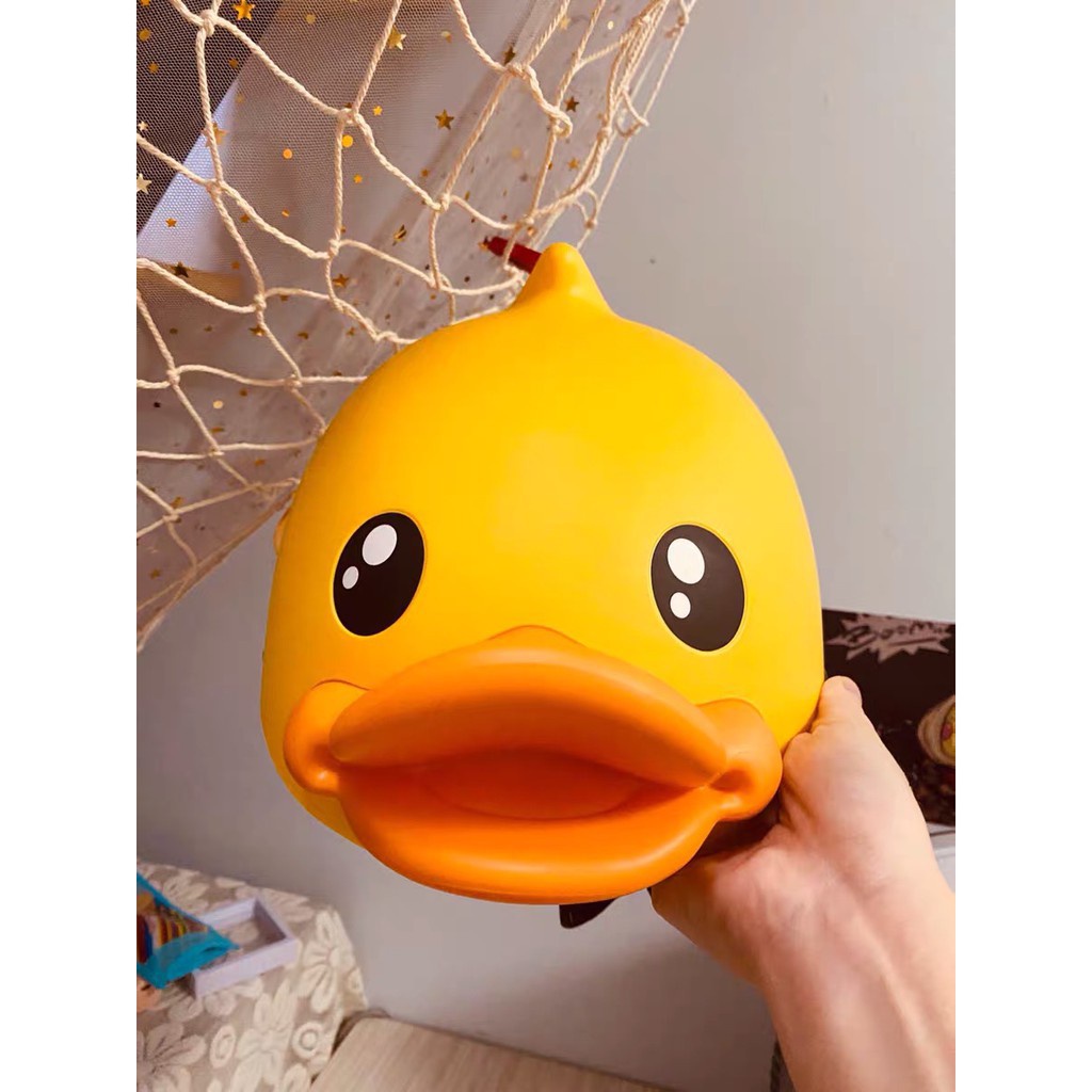Nón Bảo Hiểm Mỏ Vịt Bduck Người Lớn &amp; Cho Bé 3-8t dễ thương