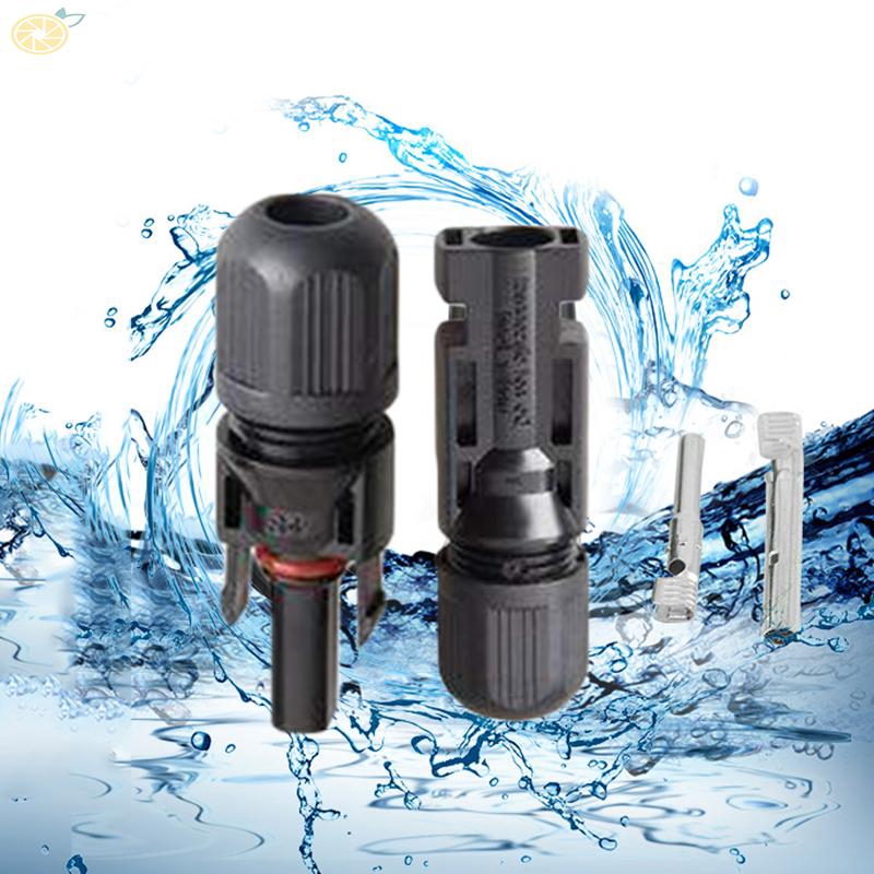 10 Đầu Nối Dây Cáp Mc4 Bằng Đồng Chống Thấm Nước