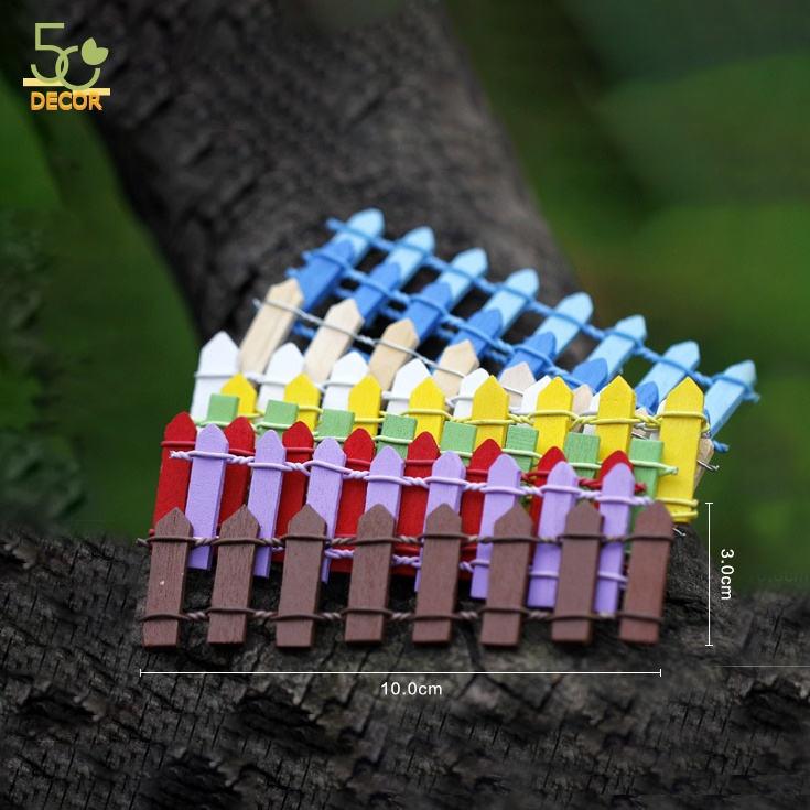 Mô hình hàng rào mini, mô hình hàng rào trang trí tiểu cảnh terrarium, trang trí bàn, trang trí nhà cửa