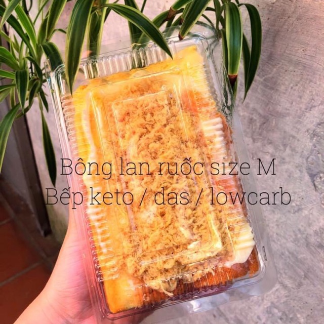 Bông lan sốt ruốc keto/das