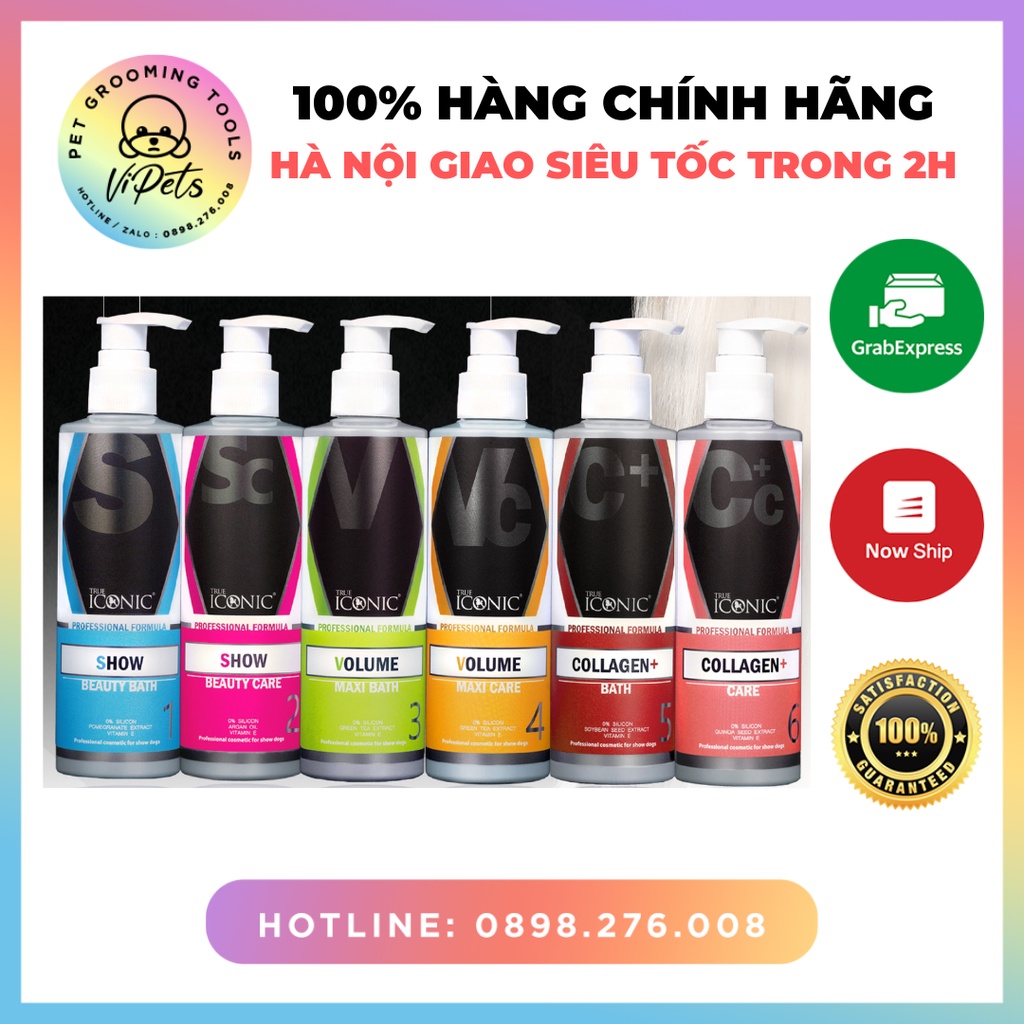 TRUE ICONIC SỮA TẮM DƯỠNG LÔNG CAO CẤP CHO CHÓ MALAYSIA