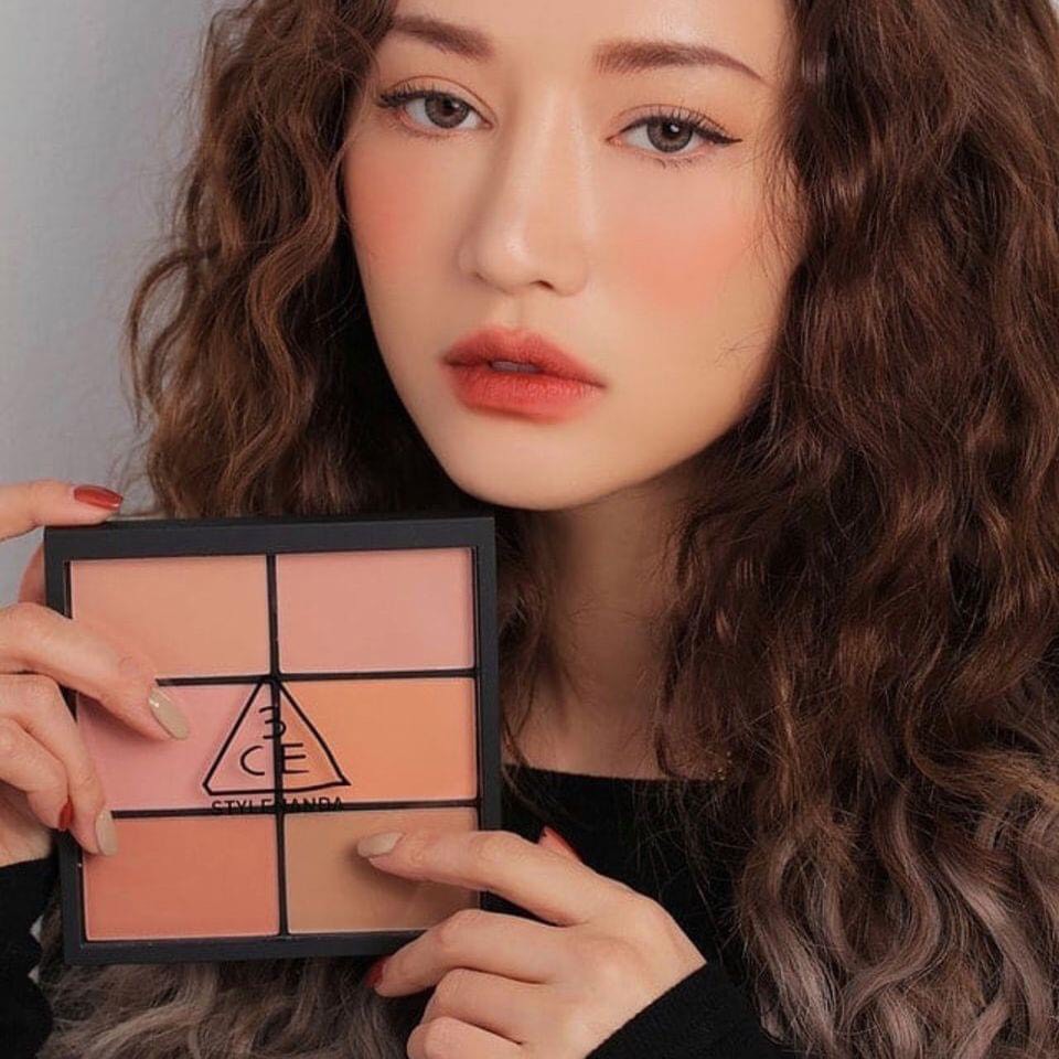 Bảng Phấn Má Hồng 6 Ô 3CE Pro Multi Blush Color Palette